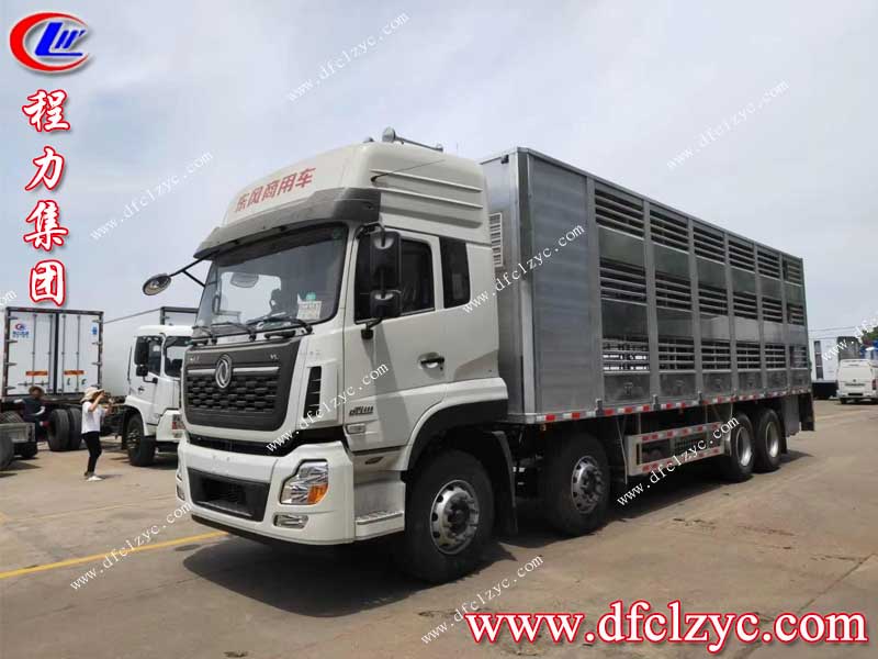 （國五）東風(fēng)天龍前四后八鋁合金運豬車
