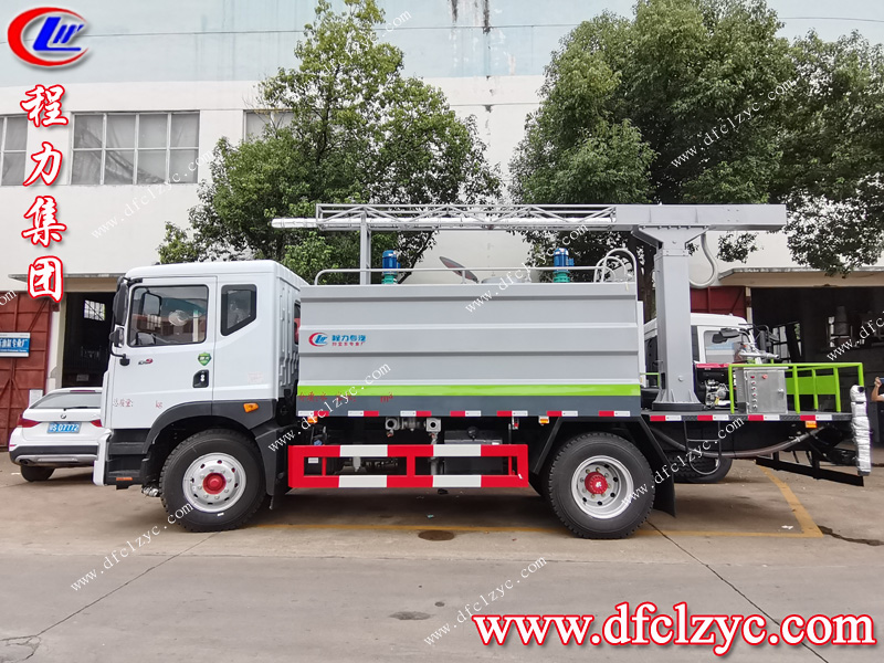 （國六）東風(fēng)D9方罐鐵路抑塵車